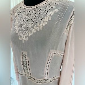 Victoria’s Secret - Long Sleeve Lace Detail Blouse